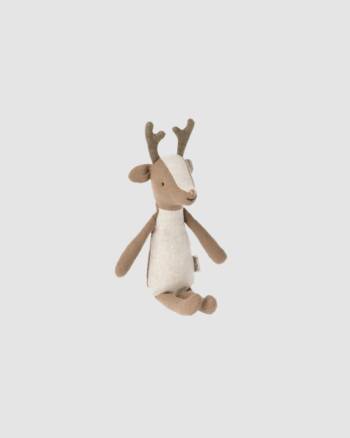 Cerf Grand-Frère Maileg – Peluche cerf miniature avec bois en feutrine