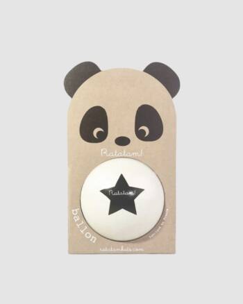 Ballon Panda Ratatam blanc 22 cm