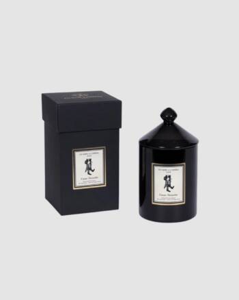 Bougie parfumée 3 mèches Casse-Noisette Un Soir à l’Opéra en verre soufflé noir