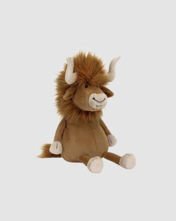Peluche Ramone Bull – taureau marron Jellycat avec crinière douce