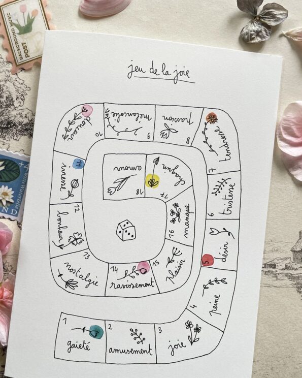 Carte - Jeu de la joie - Papillonnage – Image 2