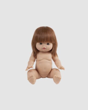 Poupée Capucine Minikane, 34 cm, avec cheveux implantés et corps rigide