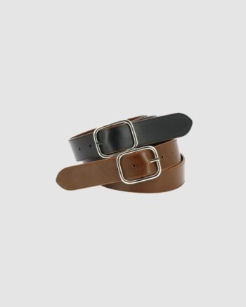 Ceinture Vice-Versa Piper en cuir réversible - Herbert Frère Soeur