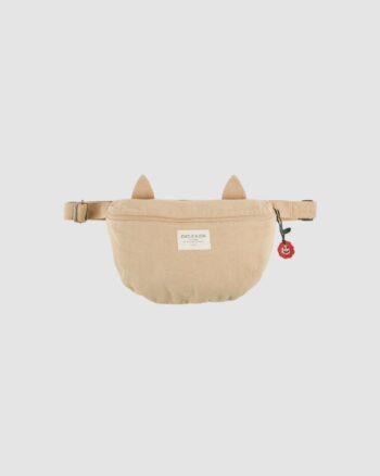 Sac banane beige avec oreilles de chat et fruits crochetés – Emile et Ida