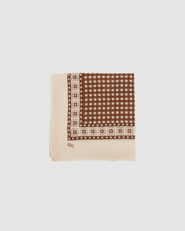 Foulard - Vichy Choco - Emile et Ida