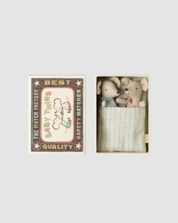 Jumeaux Souris Maileg dans une boîte d’allumettes Maileg