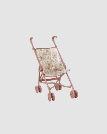 Poussette Lili Rose Minikane pliable pour poupée, design élégant, fabriquée en France