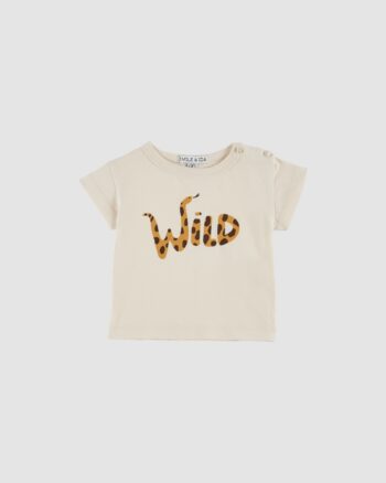 Tee-shirt Wild crème imprimé serpent – Emile et Ida