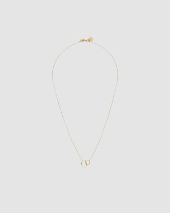Collier Désirs BDM Studio avec pendentif double anneau - Le Petit Drugstore