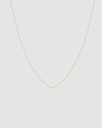 Collier Secret Cristal BDM Studio - chaîne fine dorée avec pendentif discret