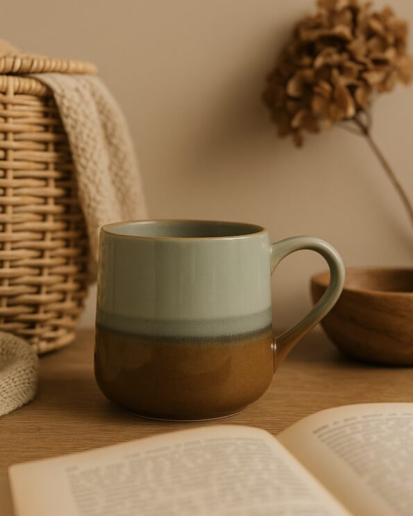 Mug – Lion vert d’eau – Opjet – Image 2