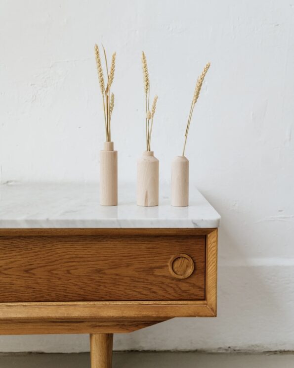 Soliflores en bois (lot de 3) – Anso-Design – Image 3