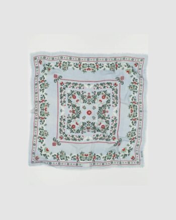 Foulard Secret Garden Ciel Maison Lecomte Flament
