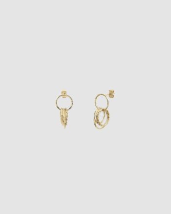 Boucles d’oreilles Arizona petit modèle dorées BDM Studio