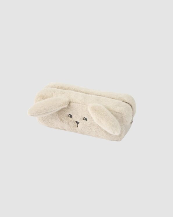 Trousse à crayons en peluche Lapin Beno Mist – Liewood