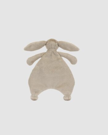 Doudou plat Bashful Lapin Jellycat – 27 cm – Lapin beige ultra doux dès la naissance
