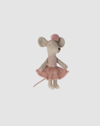 Souris Maileg ballerine Petite sœur avec tutu rose