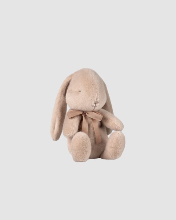 Peluche Bunny Maileg Small rose poudré avec nœud autour du cou