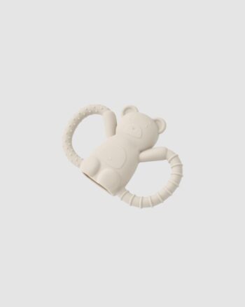 Anneau de dentition Ours Sandy Liewood – silicone souple facile à attraper pour bébé