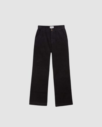 Pantalon en velours côtelé noir – Femme – Émile et Ida