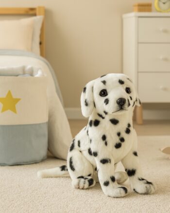 Peluche Chien Dalmatien assis 30 cm Hansa Création