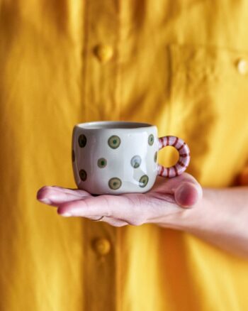 Tasse Nini Verte Grès Bloomingville