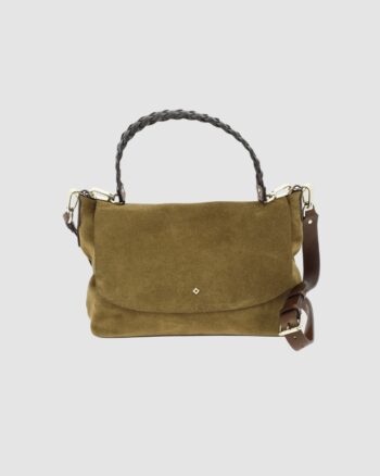 Sac Le Benson Velours Tobacco Herbert Frère Soeur – vue de face