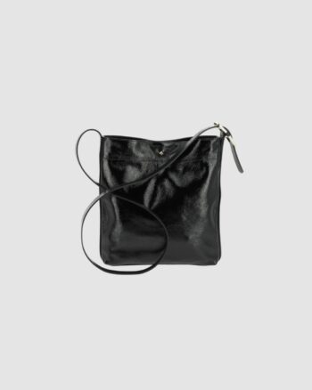 Sac Le Mini Enzo Millau Crispy Noir Herbert Frère Soeur – vue de face