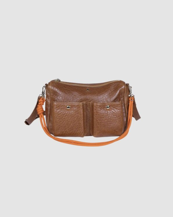 Sac Système Bubble Havana Craie en cuir d’agneau modulable
