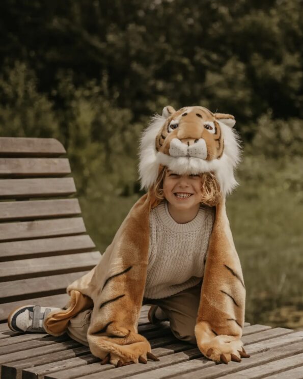 Déguisement Tigre Wild and Soft, costume animalier doux et amusant pour enfant