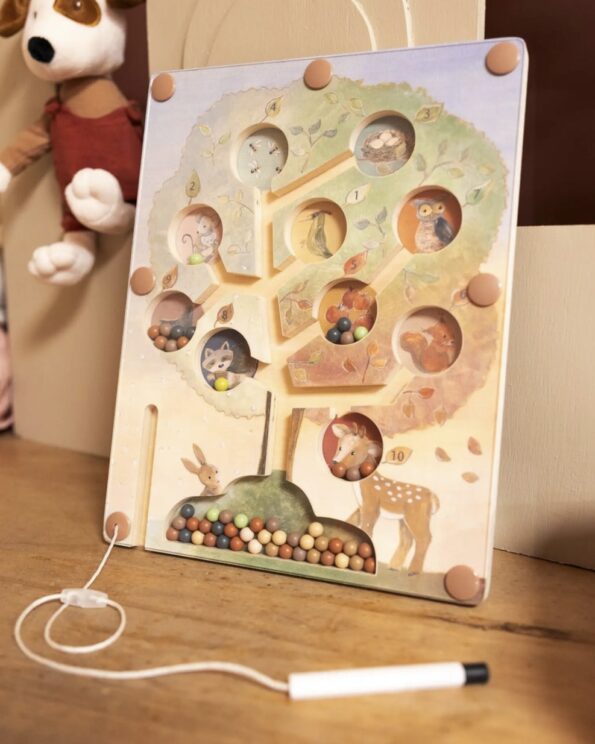 grand labyrinthe magnétique coloré arbre Egmont Toys