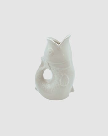 Vase Poisson sable en céramique émaillée – Opjet Paris