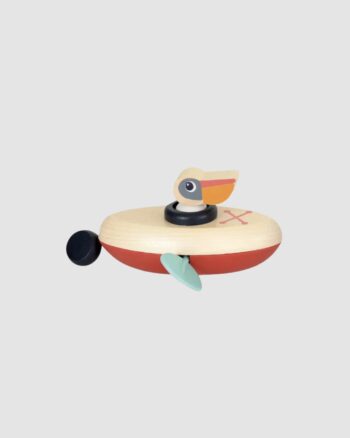 Jeu de bain Pélican Egmont Toys, jouet en bois flottant pour le bain des enfants