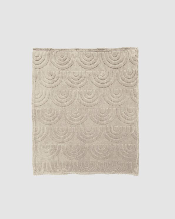 Plaid Annie Camel Opjet Paris – Plaid déco doux en polyester