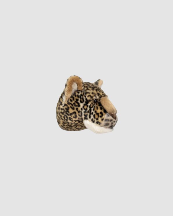 Trophée peluche léopard Wild and Soft – décoration murale enfant – Le Petit Drugstore