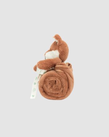 Bashful Fox Cub Blankie Jellycat – vue de côté