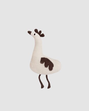 doudou poule Main Sauvage édition 10 ans – tricot laine baby alpaga