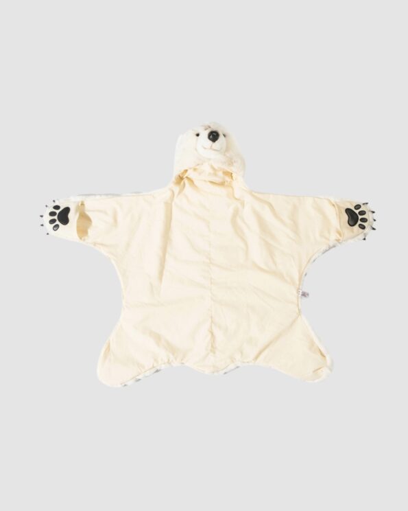 Déguisement Ours Polaire Wild and Soft en fausse fourrure blanche