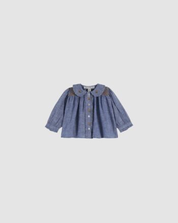 Blouse smockée chambray Émile et Ida