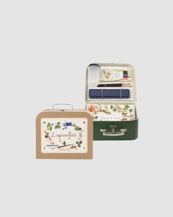 Valise aquarelliste Moulin Roty ouverte – Le Jardin du Moulin