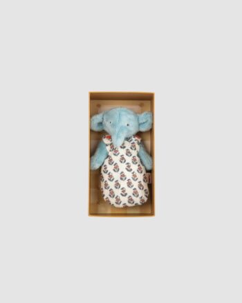 Bébé Pablo l’Éléphant dans sa boîte – Les Minouchkas – Moulin Roty