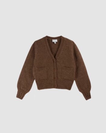 cardigan ultra doux Émile et Ida marron