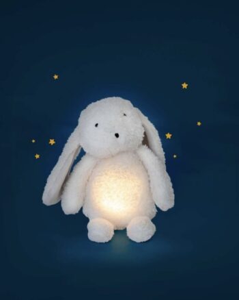 Lapin lumineux Moulin Roty Puce & Pilou allumé – veilleuse bébé