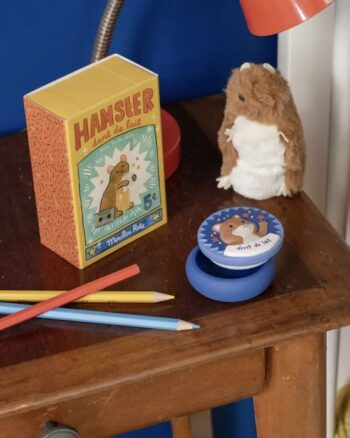 Hamster dent de lait Puce & Pilou Moulin Roty dans sa boîte illustrée