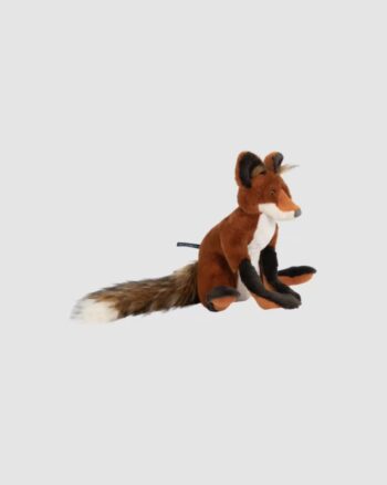 Peluche renard Moulin Roty vue de profil – Collection Tout autour du monde