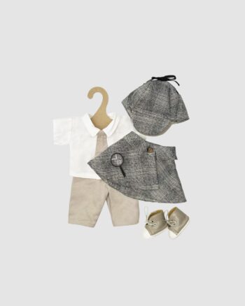 Ensemble Sherlock Holmes Minikane Prince de Galles pour poupée Gordis 34 et 37 cm