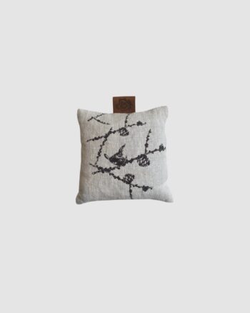 petit coussin parfumé oiseau dorothee lehnen en lin naturel