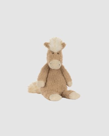 Canterneigh Pony Jellycat peluche poney beige 36 cm assis