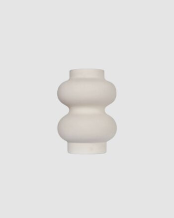 vase céramique Opjet blanc double forme