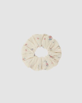 chouchou fleuri écru paquerette coton bio emile et ida